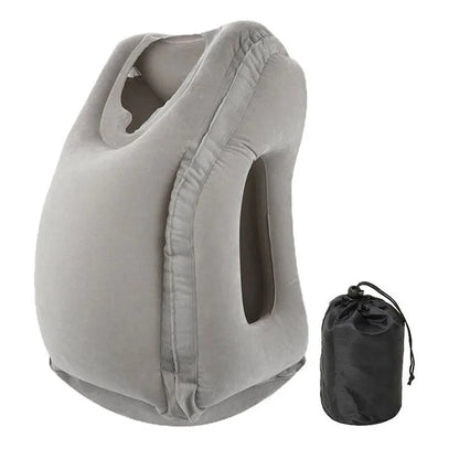 Ergonomic Inflatable Travel Pillow for Airplanes